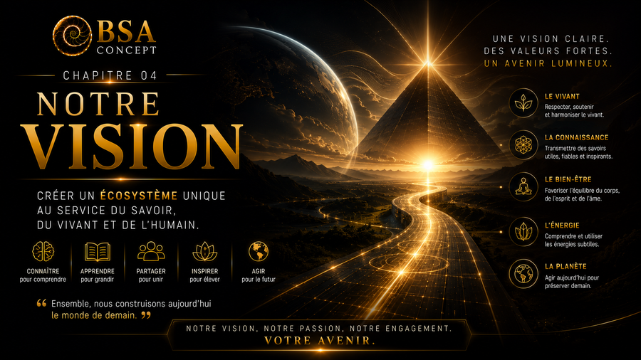 Notre vision pour un avenir lumineux
