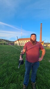 lionel vix mon co-&eacute;quipier bsa concept et notre antenne christofleau