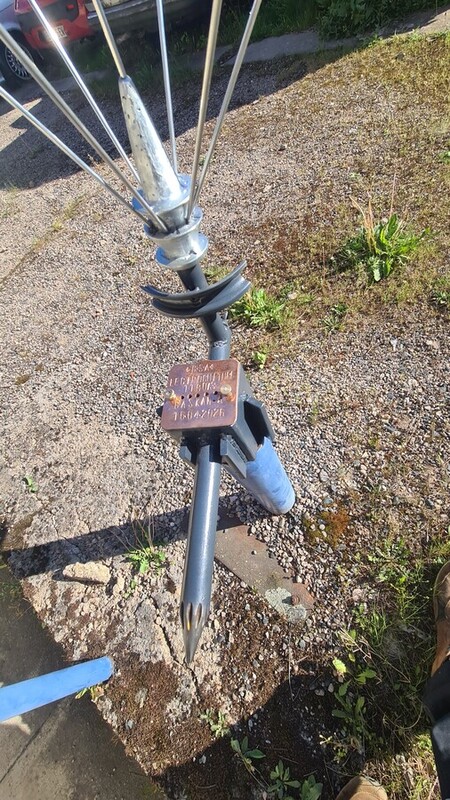 antenne d'&eacute;lectroculture reproduction du brevet de justin christofleau by BSA concept electroculture