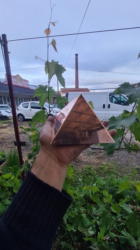 chapeau cuivre pour pyramide kh&eacute;ops