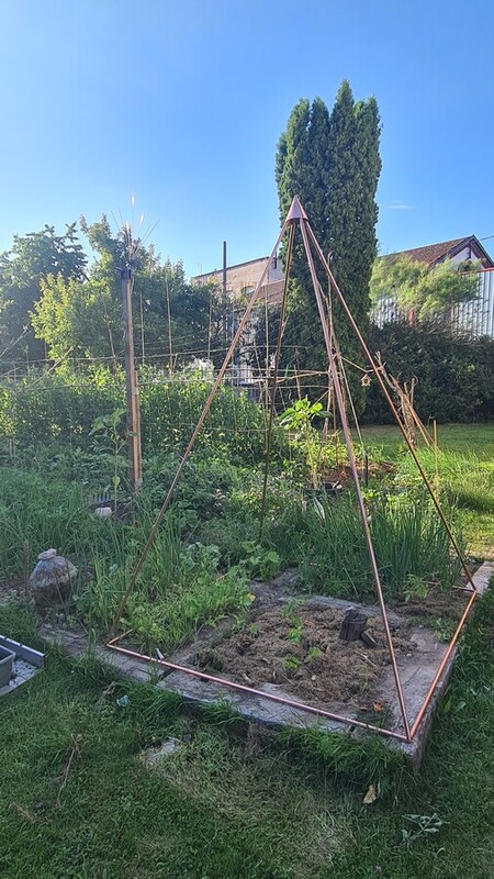 pyramide nubienne en cuivre