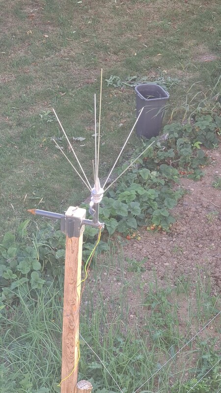 antenne d'&eacute;lectroculture de justin etienne christofleau vue de dessus