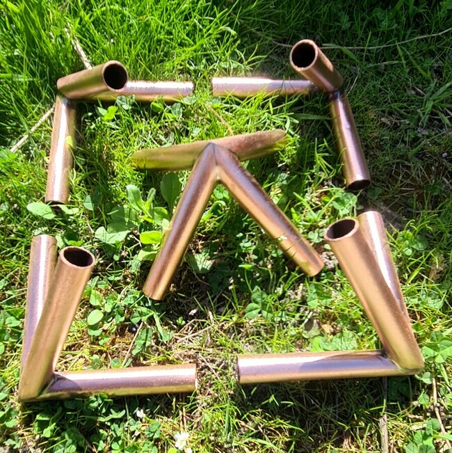 Kit connecteur pyramide cuivre 12mm