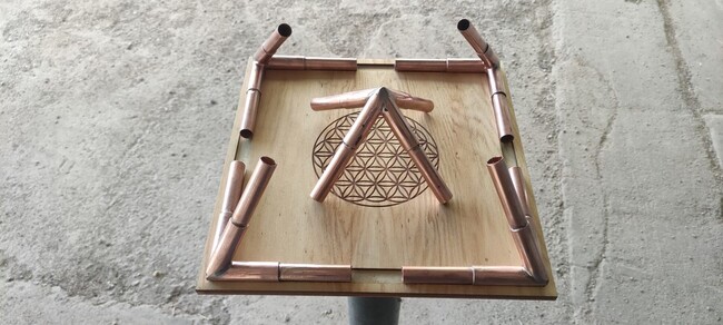 kit pyramide clasique en cuivre