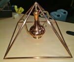 Pyramide cuivre soudé format khéops