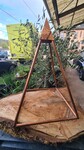 rendue esth&eacute;tique du chapeau cuivre sur une pyramide au format nubienne nombre d'or