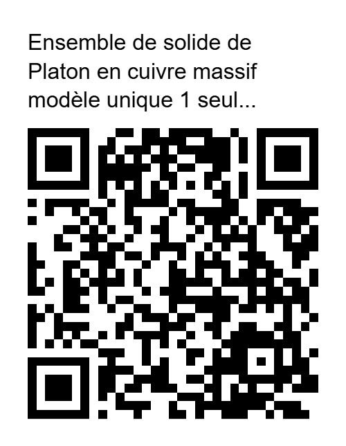 scanner le QR code pour payer en 4x sans frais par CB via PayPal