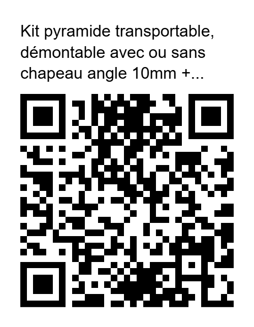 scanner le QR code pour le paiement en 4x sans frais avec paypal ou CB